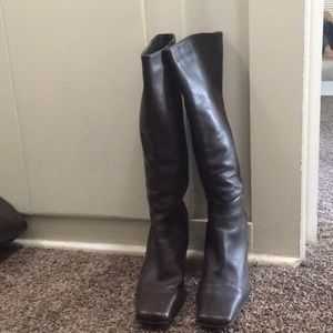 Zara leather 👢 marrón